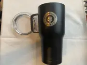 Gothrider Laser etched 30 oz metal handled tumbler NIB