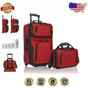 Elegant Lightweight 20" Suitcase with 14" Boarding Bag - Ultimate Travel Comfort