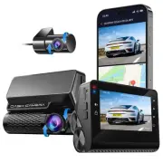 4K Dash Cam Front and Rear, 30FPS Dash Camera for Cars with UHD 2160P Night V...
