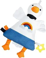 Swan Plush Toy for Baby - Stuffed Duck Animal Hand Puppet,Sensory Snuggle Toy, Swan Hugging Pillow, Soft Calming for Storytelling