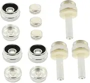 DRESSOOS 1 Set Trumpet Button Buckle Piston Button Snaps Press Covers Musical Instrument Accessories for Easy Replacement and Repair