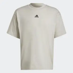 【adidas 愛迪達】運動上衣 男上衣 T恤 灰 BotanDyed Tee(H65780)