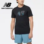 【NEW BALANCE】 NB DRY吸濕排汗透氣網眼短袖上衣_男性_黑色_MT21197SGD