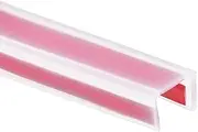 uxcell 10 Ft Rubber Edge Trim, Self-Adhesive U-Channel Edge Protector, Guard Seal Strips Fit for 5/8" Car Doors, Glass, Sheet Metal, Cabinet, Clear