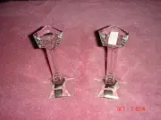 Riedel Lead Crystal Pair Candle Holders over 24% PBO BRAND NEW Made in Austria