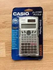 Casio FX-115MS Plus-SR Scientific Calculator 2 Line Display Brand New Sealed