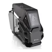 Thermaltake AH T200 Tempered Glass Panels Micro-ATX Computer Case - Black [CA-1R4-00S1WN-00]