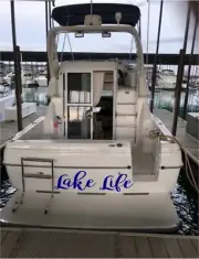 CUSTOM BOAT DECAL NAME STICKER 10 X 50 PERSONALIZED DECAL LETTERING PONTOON