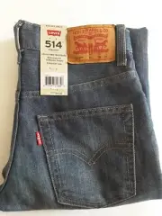 Levi's Strauss 514 Boys Size 8 Husky Slim Straight Jeans