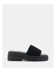 [Novo Shoes] Scully Slides in Black