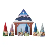 Jim Shore Heartwood Creek Gnome Christmas Pageant 8 Pieces Set