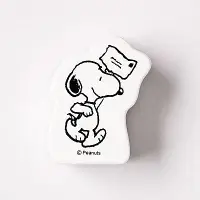 在飛比找誠品線上優惠-KODOMO Snoopy木頭造型印章/ H/ 送信