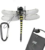Simulated Warning Dragonfly, Outdoor Dragonfly Suncatchers, Dragonfly Decorations, Suncatchers for Fishing Trips, Decorative Garden Dragonfly for Car Mirrors, Camping Fishing