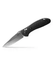 BENCHMADE 551-S30V SATIN BLACK GRIVORY Griptilian Axis Lock Folding Pocket Knife