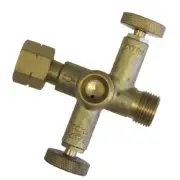 Gasmate Brass 2 Way Valve Gas Fitting Next Day Dispatch