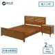 【A FACTORY 傢俱工場】經典質感 全實木房間2件組 床台+床頭櫃(雙人5尺)