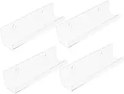 ERINGOGO Acrylic Record Holder Wall Mount Rack Vinyl Storage Rack Display Stand