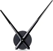 Lertenys Large Black Simple Hands Wall Clock Without Numeral Clock Movement Mechanism High Longitudinal Axis With 31.5cm Long Hands