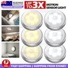 3X Motion Sensor LED Indoor Night Light USB Rechargeable Wall Mount Lamp AU