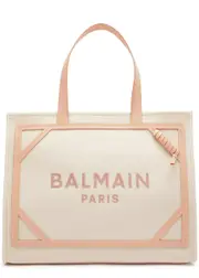 Balmain B-Army Medium Canvas Tote - Pink ONE SIZE