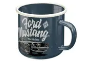 FORD Mustang The Boss German Made Enamel Camp Style Coffee Mug Cup