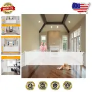 Mom's Choice Winner: 100-Inch Retractable Baby Gate - Elegant Safety Solution