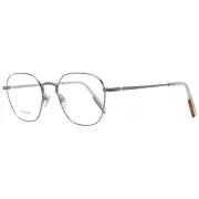 Ermenegildo Zegna ER-1053503 Men Silver Optical Frame Titanium Round Eyeglasses