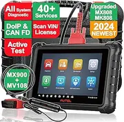 Autel MaxiCheck MX900 OBD2 All System Diagnostic Scanner with MV108 Digital Inspection Camera, Upgraded MX808 MK808, 2024 Bi Directional Scan Tool, 40+ Service, 10000+ Vehicles, DoIP/CAN FD