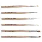 5pcs Nail Paint Brush Sable Acrylic Nails Round Nail Brush Nail Dotting Brush