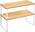 SONGMICS Spice Rack, Set of 2 Kitchen Organisers, Kitchen Shelf, Cupboard Org...