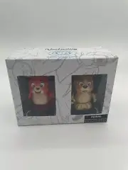 Rare Disney Limited Edition The Fox & The Hound Vinylmation Tod & Copper Set