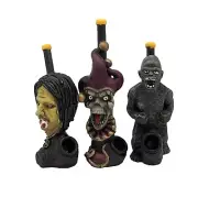 3 X Cool Clay Tobacco Smoking Pipes. Designs Selected Randomly. FREE SHIPPING