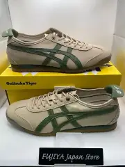 Onitsuka Tiger MEXICO 66 SD 1183A872 254 BEIGE / GREEN Japan New