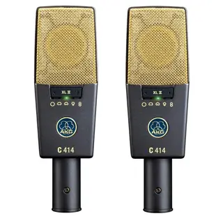 AKG C414XLII 電容式麥克風Matched Pair配對版本(2支裝) 台灣總代理保固 | 強棒電子