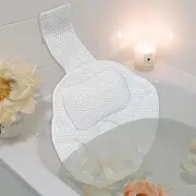 Ultra-Comfort Bathtub Pillow - 2 Sizes, Extra Thick & Soft, Quick-Dry, Anti-Detachment and Anti-Slip Suction Cups, Universal Fit for All Bathtubs, Machine Washable (Extra Large)