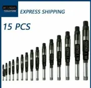 15 Pcs Set Adjustable Hand Reamer 15 Pieces Size HV To H11 ,1/4" To 1.1/16"