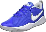 [Nike] Unisex Kids’ Team Hustle Quick 2 (gs) Basketball Shoes, Multicolour (Black/White/Anthracite/Volt 2)