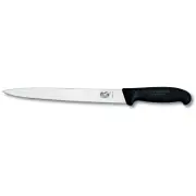 Victorinox Slicing Knife 25cm Pointed Tip Black Non-Slip Fibrox Handle Knives