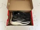 Womens Size 7 Saucony Endorphin Pro 2 Running Shoes Black White Grey Silver
