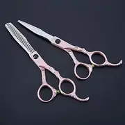 Hair Cutting Scissors, 6inch Professional Steel Scorpion Scissor Haircut thinning Barber Cutting Shears Hairdresser Scissors