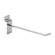150mm Slatwall Hooks Metal Set Peg Board Tool Organizer Bins Assortment Garage Storage Organization Accessories Grooved Display Hanging Silver 100x