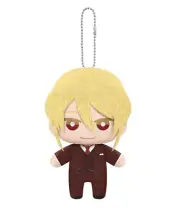 NEW Moriarty the Patriot William James Tomonui Plush w/Ball Chain Official Japan