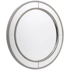 Zeta Wall Mirror Round Shape Antique Silver D65 CM Bathroom Bedroom Mirror 6KG