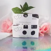 10pack Double Hearts Disposable Camera, wedding, anniversary F50346