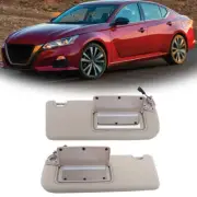 1Pair Driver & Passenger Sun Visors For 2019-2024 Nissan Altima W/lights mirrors