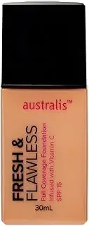 Australis Fresh & Flawless Full Coverage Foundation - Golden Nude