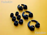 12pcs (BMF-BSTB) Memory Foam & Stabilizer Tips for Plantronics Backbeat Go 2
