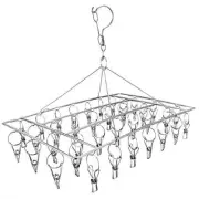 Foldable Stainless Steel Drying Rack for Sock Underwear Baby Clothes