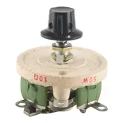 50W 10 Ohm Ceramic Potentiometer Variable Taper Pot Resistor Rheostat as shown