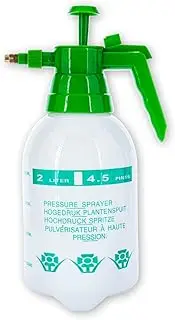 Garden Greens 2L Pressure Sprayer Easy Pump Adjustable Nozzle Garden Plants Excellent for Pest Control, Solvents, Fertiliser, Insecticides